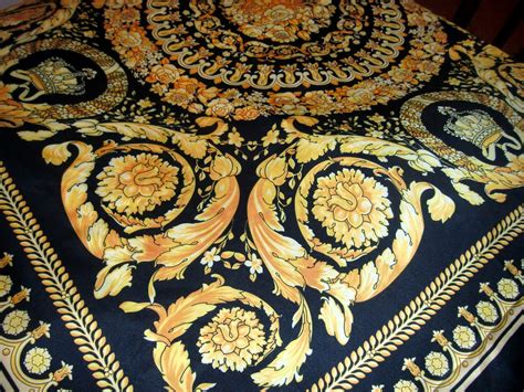 versace fabric aluminum|versace baroque print.